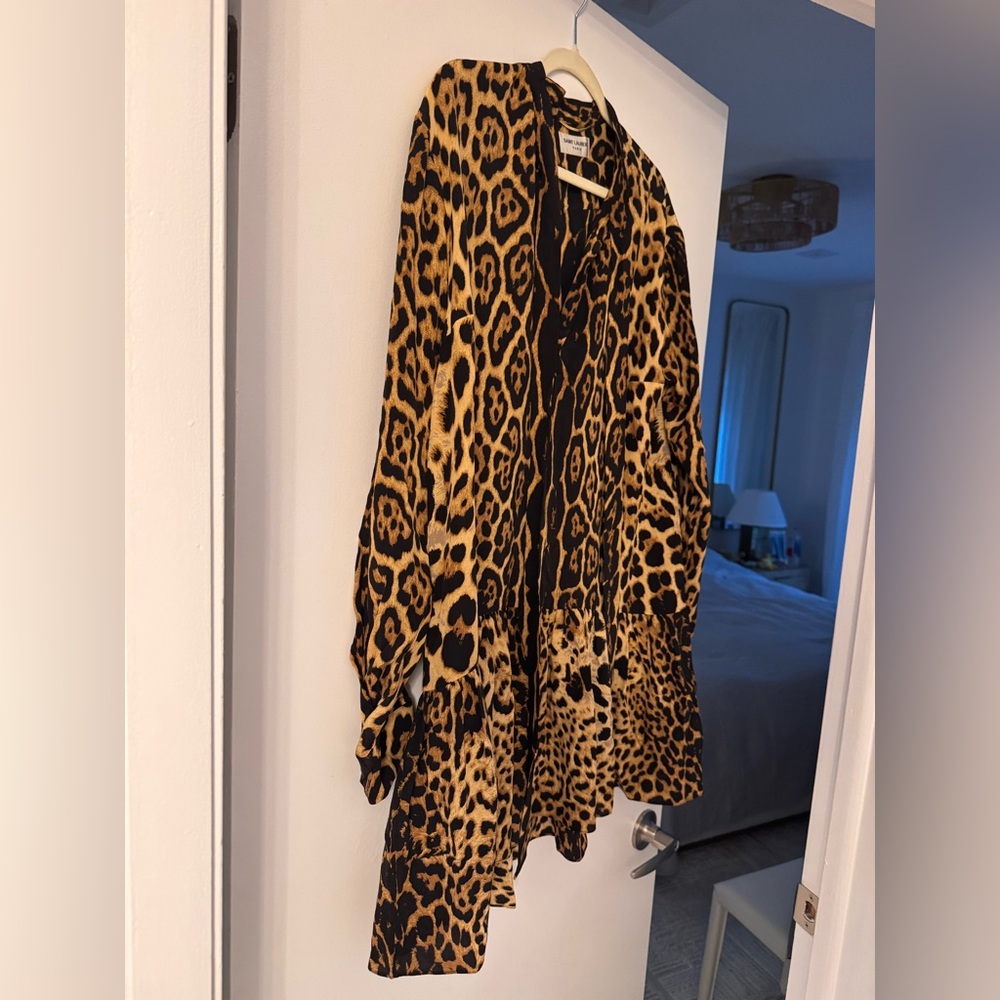 Saint Laurent Animal Print dress - Picture 5 of 6